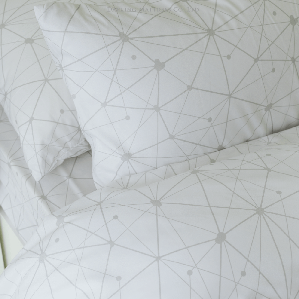 ชุดผ้าปูผ้านวม 3.5 ฟุต DARLING MATTRESS รุ่นแอบสแตรกต์ ลายไดมอนด์_3